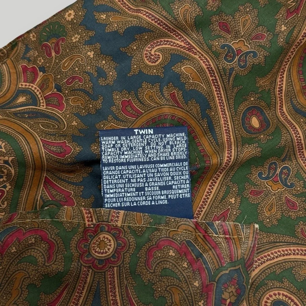Ralph Lauren Vintage Ralph Lauren Comforter Brianna Elizabeth Twin Cotton